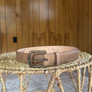 NWOT Tecovas Genuine Calfskin Leather Belt- Tan Brown - Men's Sz 44 - Handmade